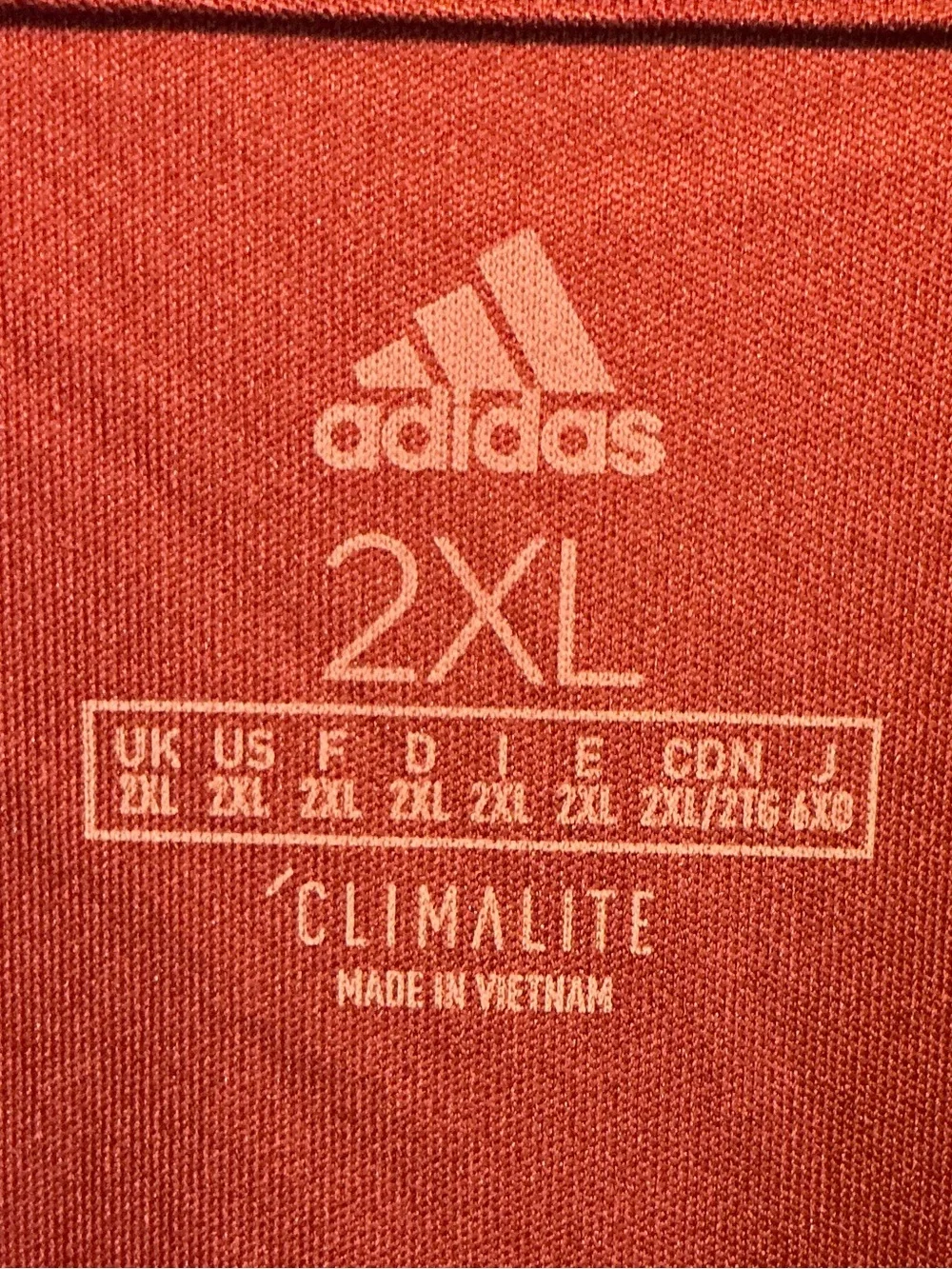 adidas Men's Maroon and Navy Soccer Jersey with Yellow Accents